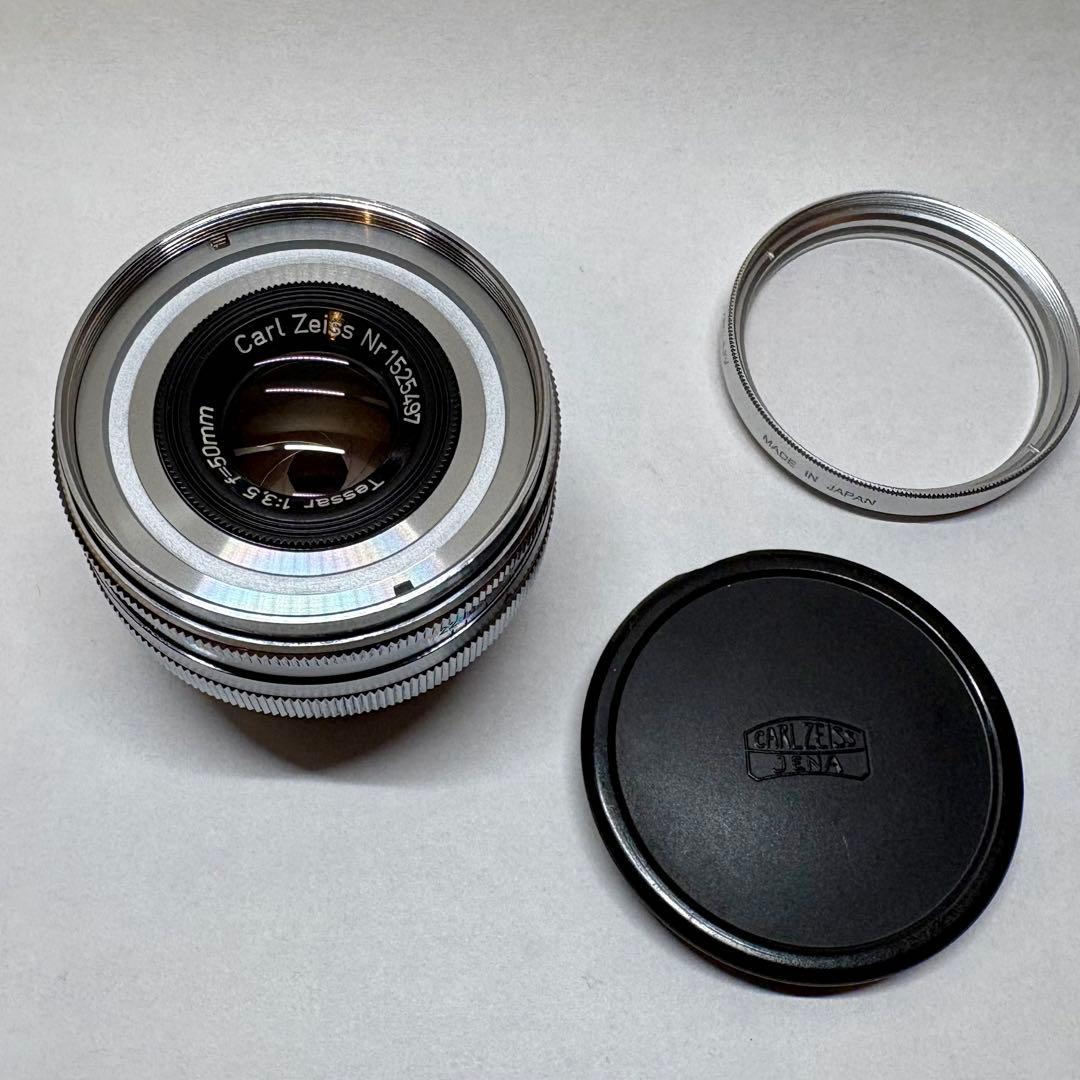 美品 Carl Zeiss Tessar 50mm F3.5 contax RF