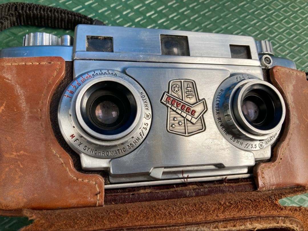 【ジャンク品】REVERE STEREO（リベレステレオ）33 フィルムカメラ