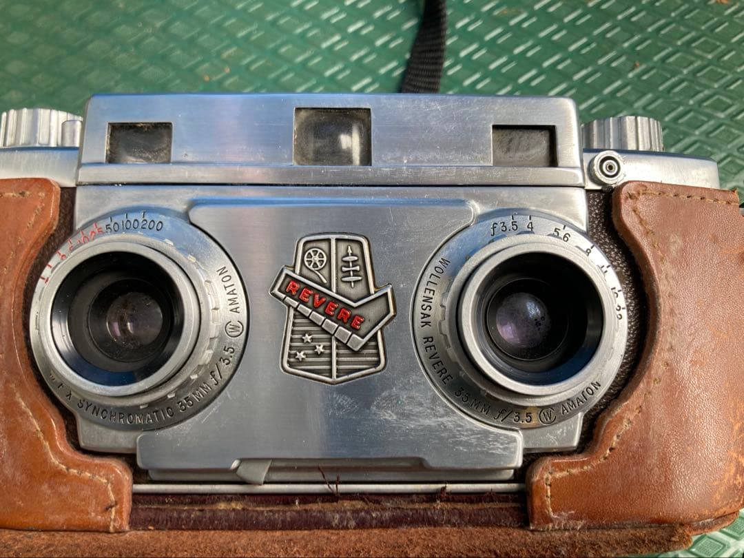 【ジャンク品】REVERE STEREO（リベレステレオ）33 フィルムカメラ