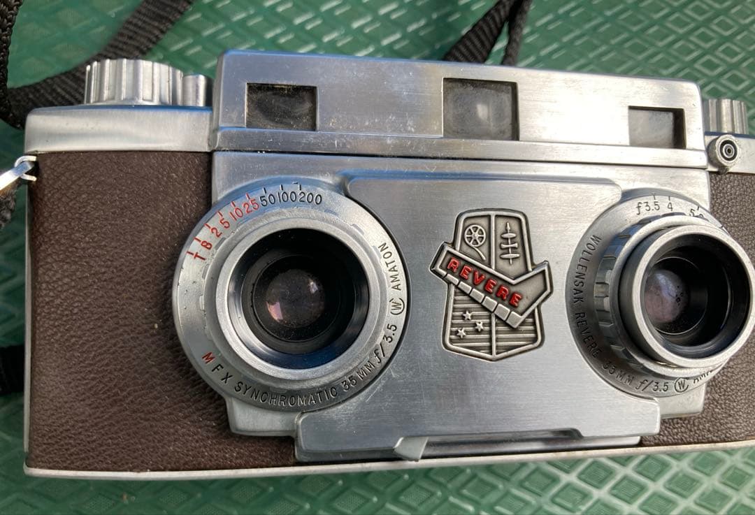 【ジャンク品】REVERE STEREO（リベレステレオ）33 フィルムカメラ