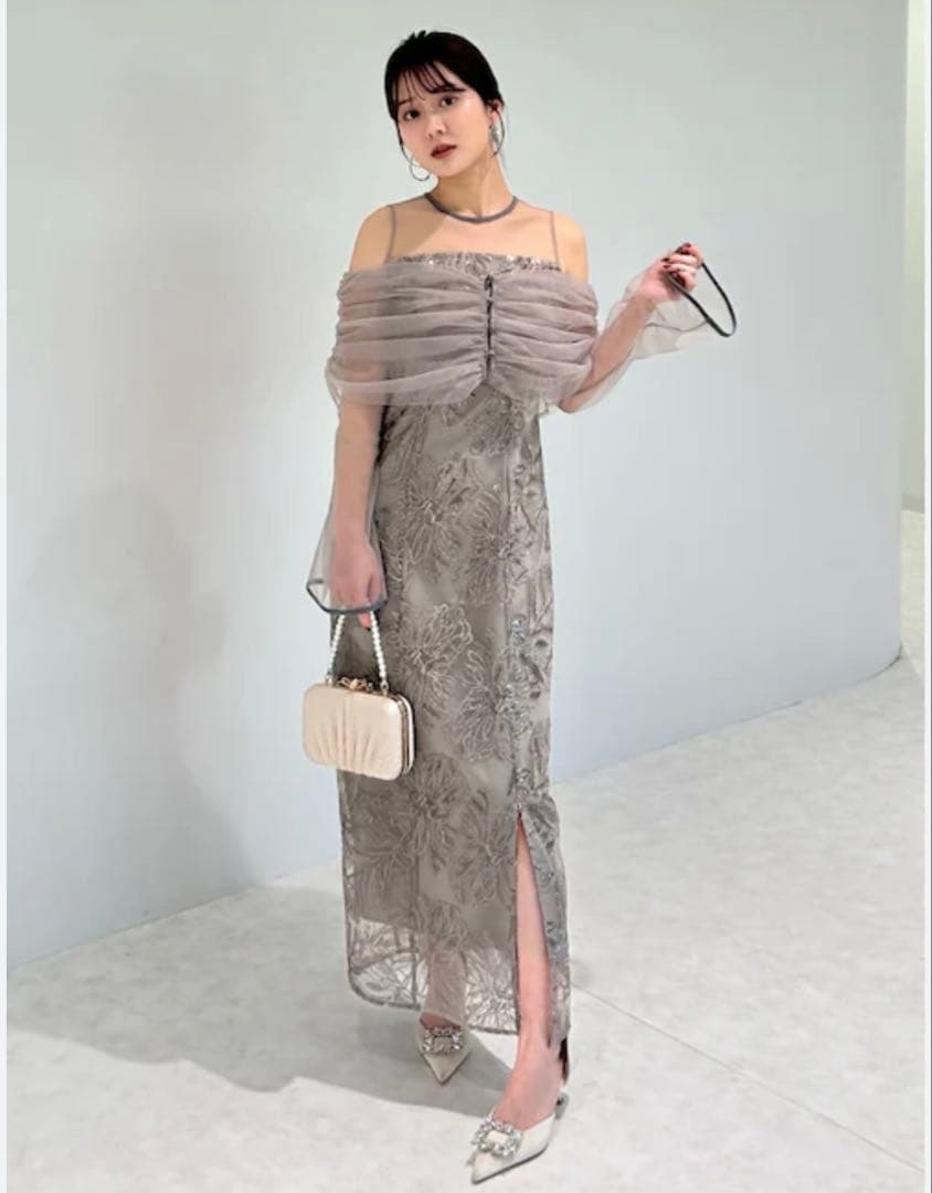 Leja ドレス　グレー　結婚式