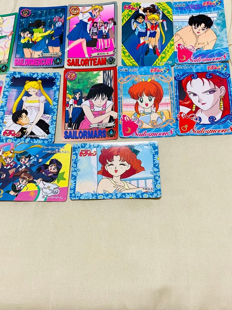 セーラームーン トレーディングカード セット　当時物レトロ　レア