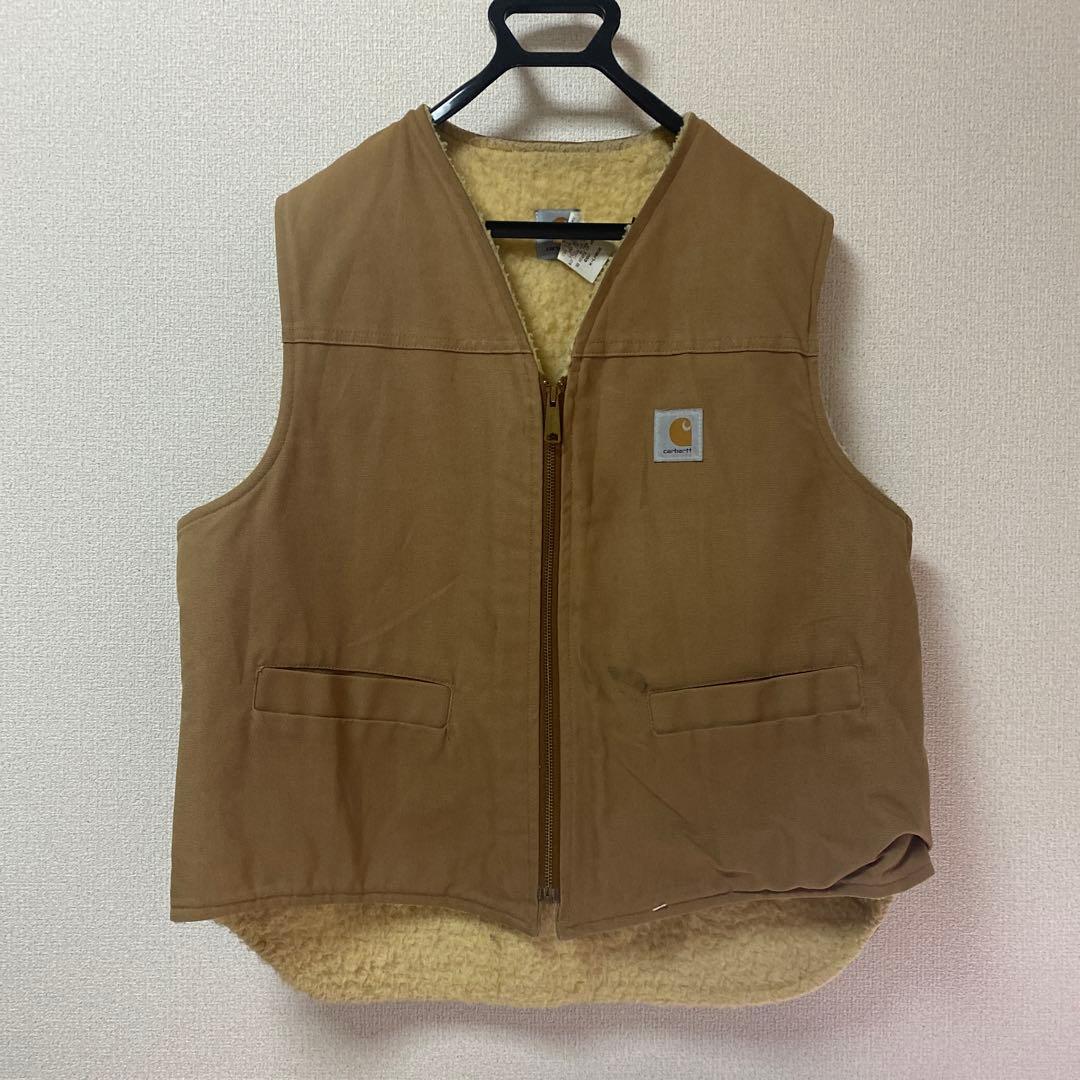 carhartt 裏起毛ベスト 1900年代ビンテージ　激レア