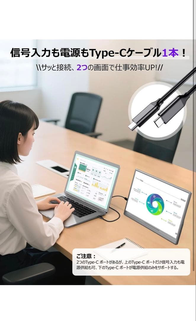 週末値下げ！【新品未使用】モバイルモニター 15.6インチ フルHD