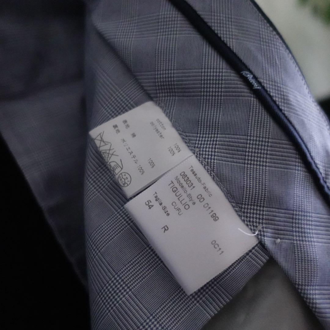 【イタリア製】Brioni コットンギャバジン　ブラック　トラウザーズ