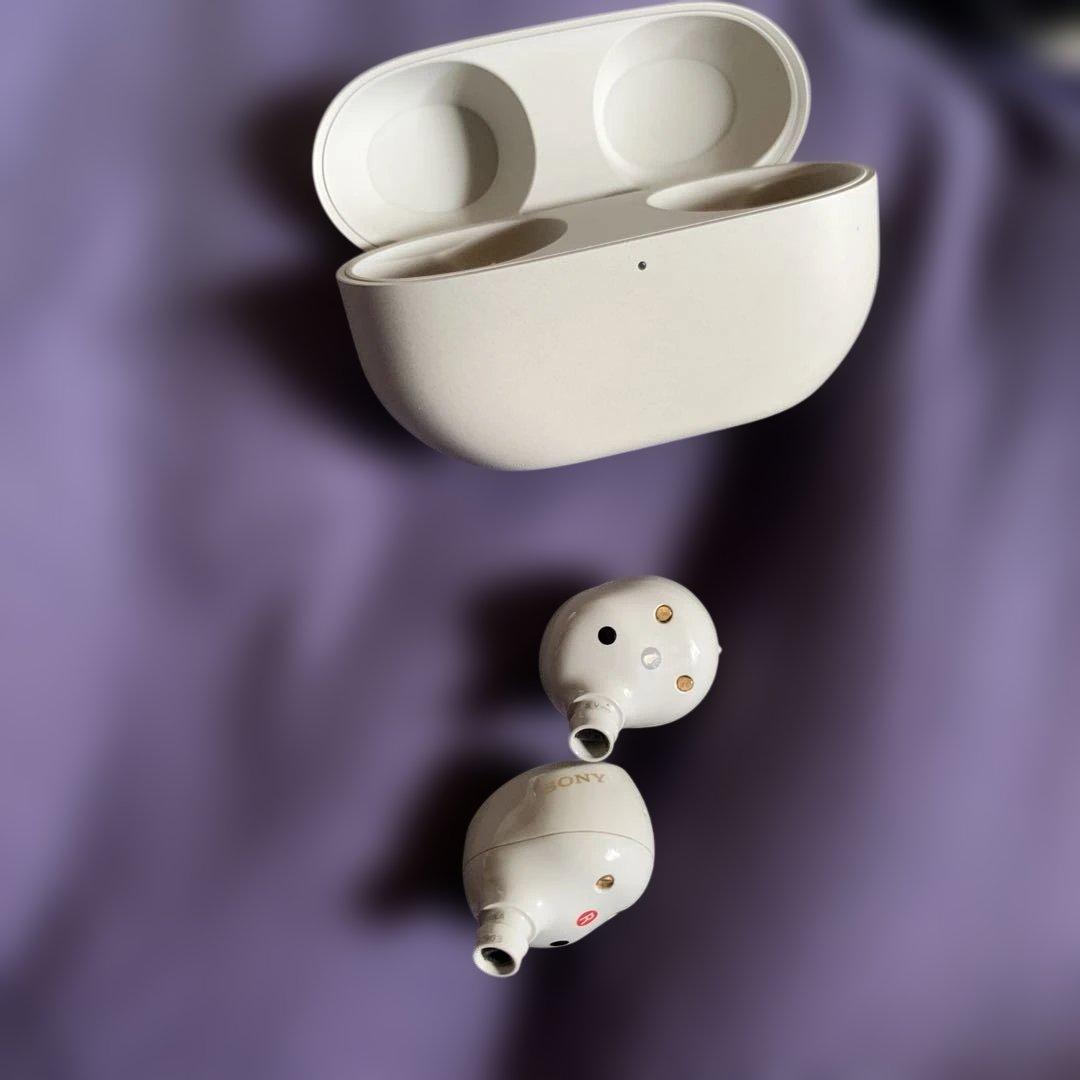SONY WF-1000XM5 ワイヤレスイヤホン プラチナホワイト