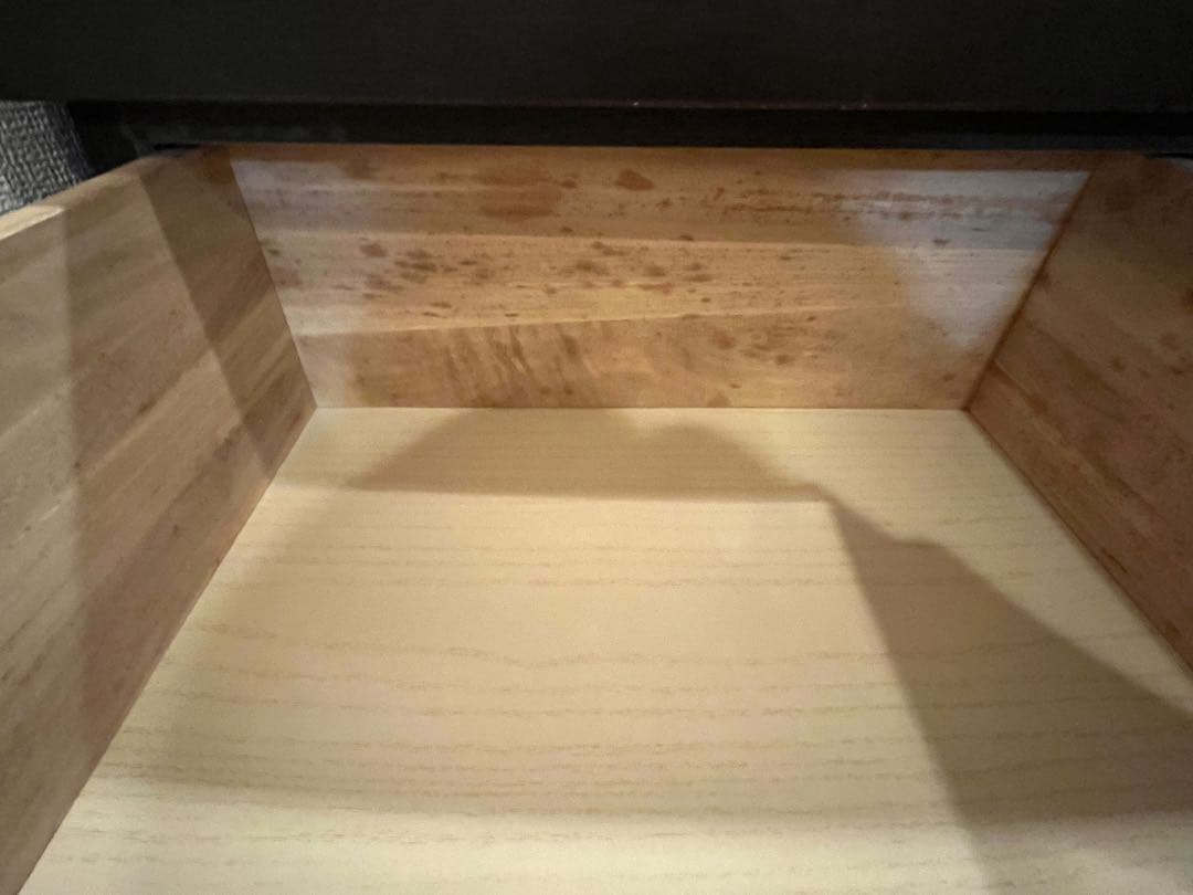 ニトリ　ダークブラウン 木製 チェスト 4段