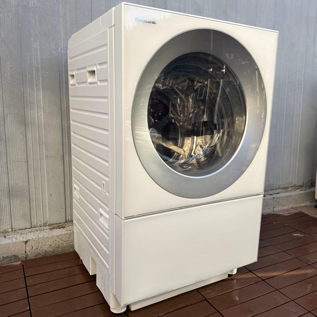 Panasonic ドラム式洗濯機 Cuble インテリアドラム 7kg/3kg