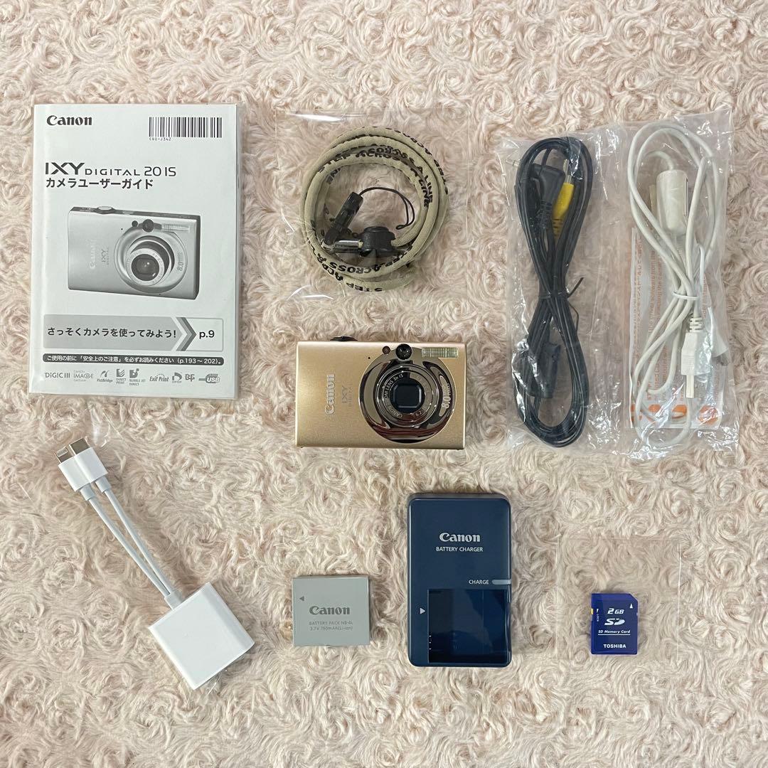 美品✨Canon IXY DIGITAL 20 IS✨スマホ転送OK 動作確認済