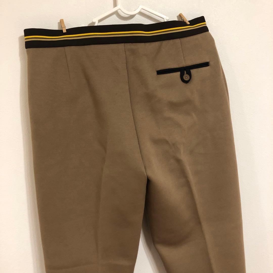 FENDI スラックス トラウザーズ ブラウン ダークブラウン イエロー50