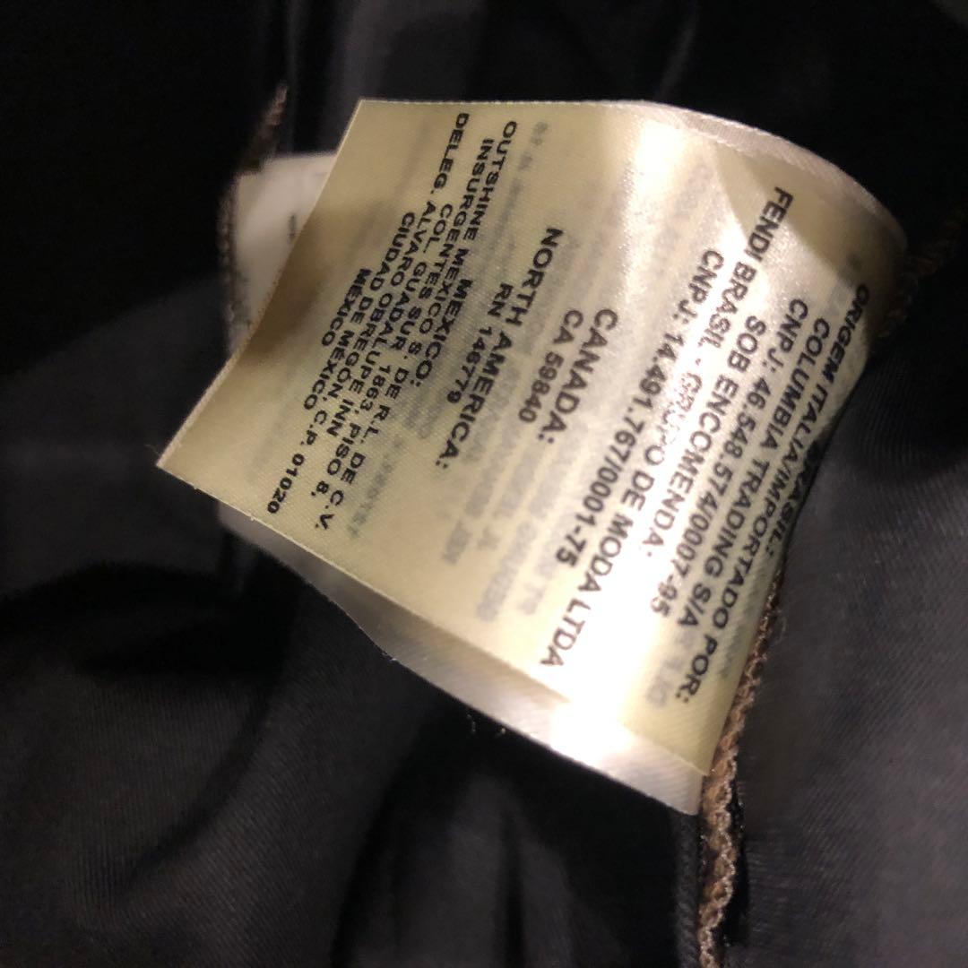 FENDI スラックス トラウザーズ ブラウン ダークブラウン イエロー50