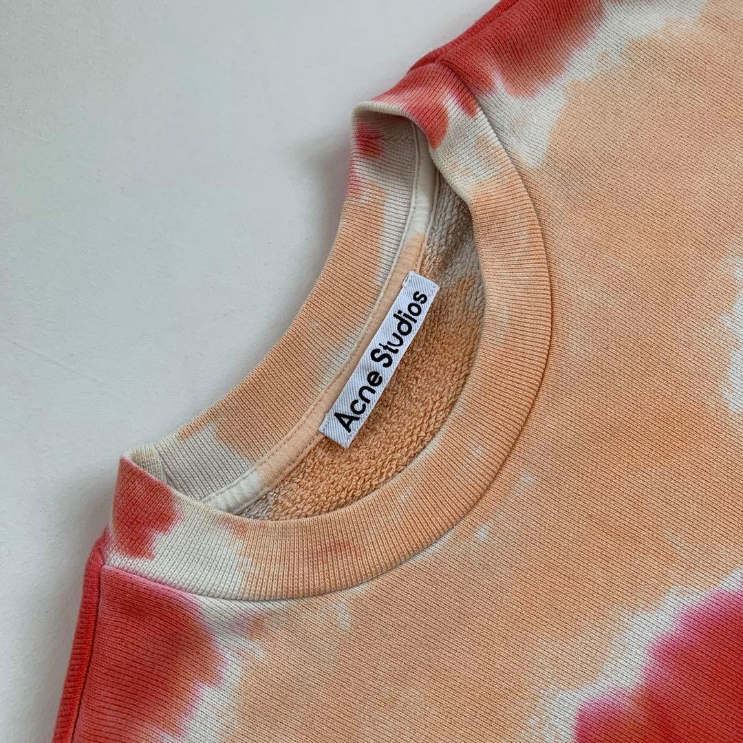 acne studios タイダイ　ハート　スウェット
