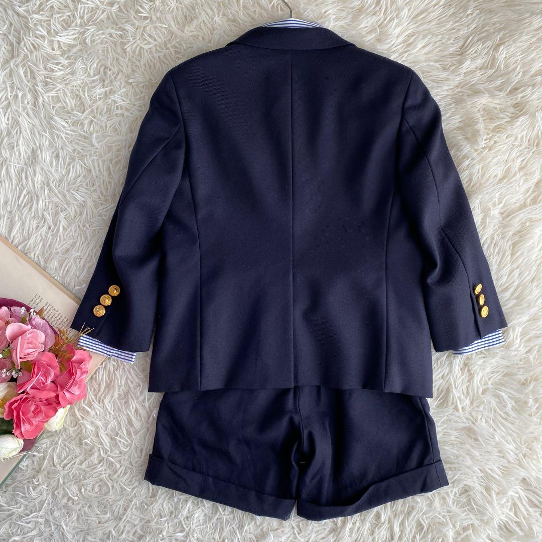 ラルフローレン　4点セット　フォーマル　115 スーツ　紺ブレ　蝶ネクタイ