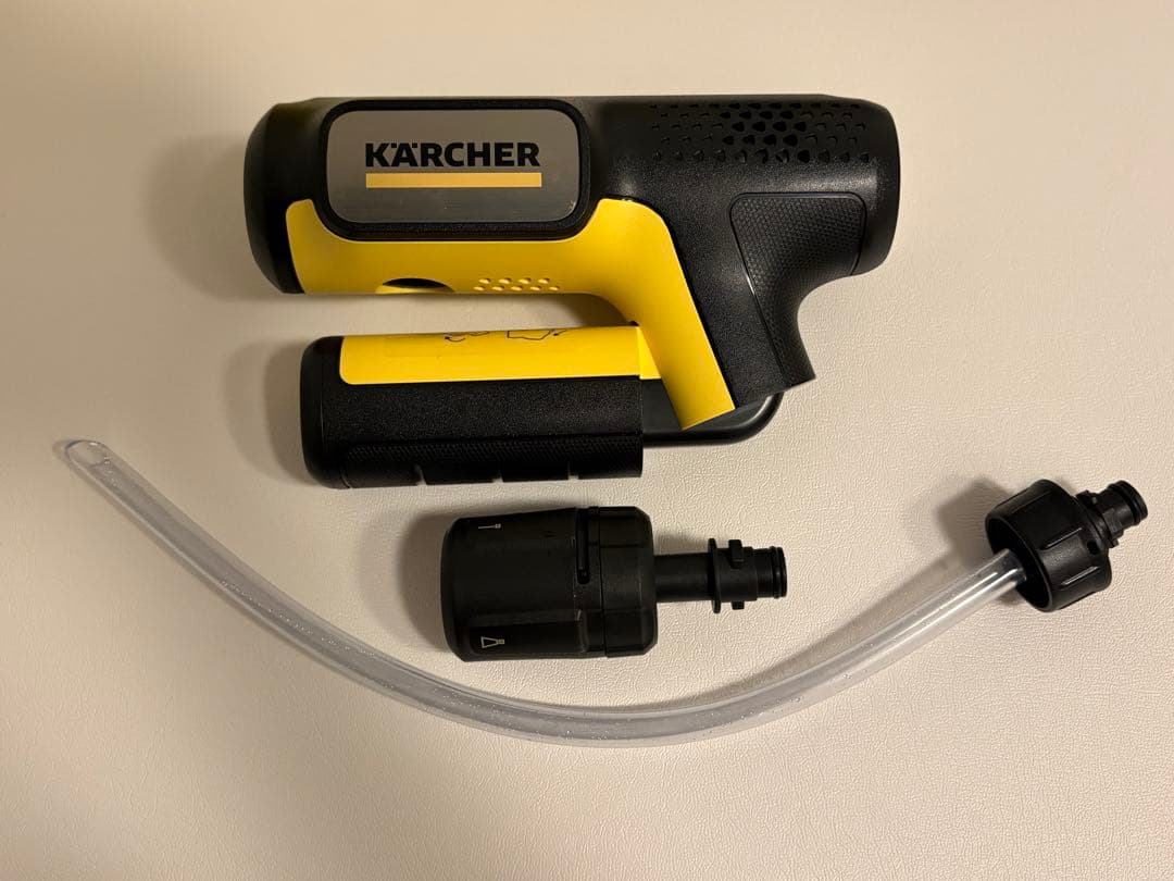一回使用のほぼ新品 ケルヒャー ハンディーエア　コンパクト モバイル高圧洗浄機