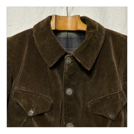 L' Arghuss コーデュロイ ハンティングジャケット　フレンチヴィンテージ