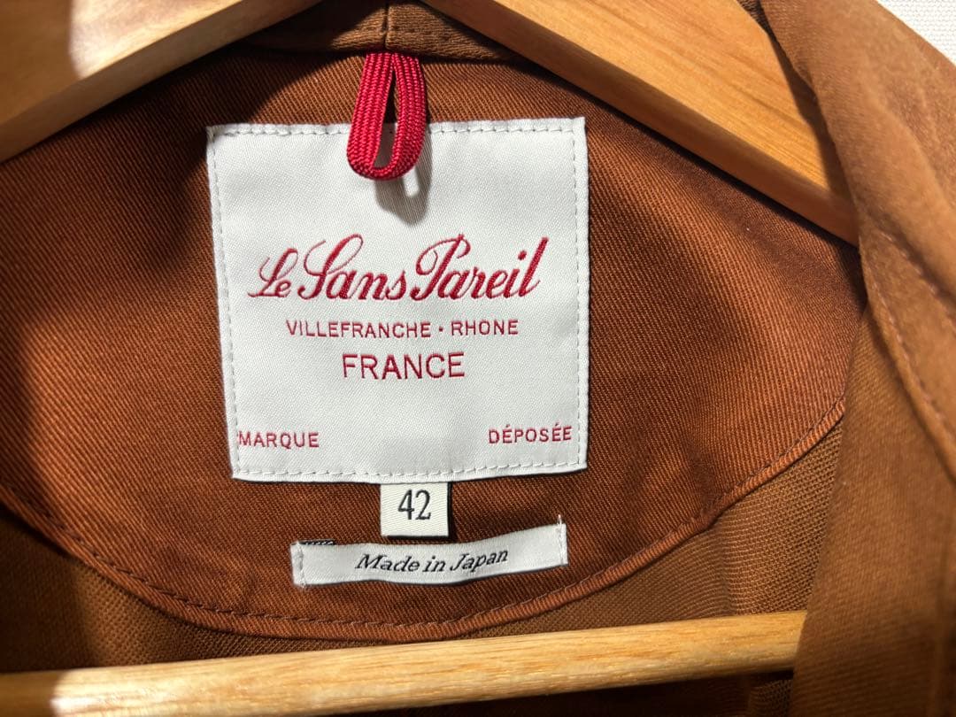 ジャケット・アウター le sans pareil moleskin jacket brown 42