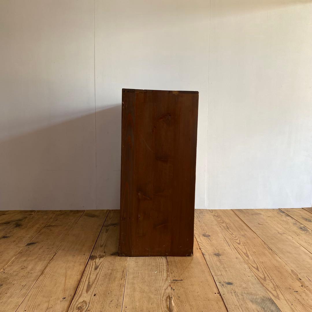 アンティーク オープンラック 木製棚 チェスト 食器棚 本棚 z895