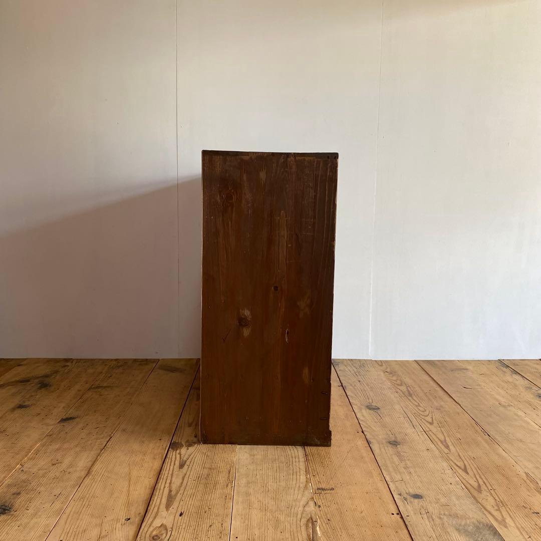 アンティーク オープンラック 木製棚 チェスト 食器棚 本棚 z895