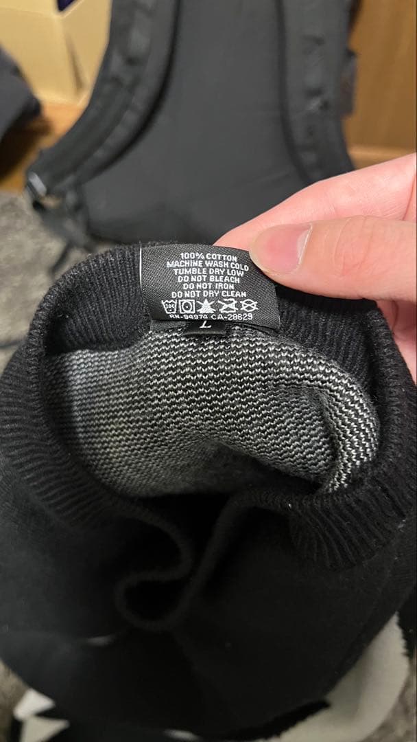 Stussy グラフィックニット ブラック