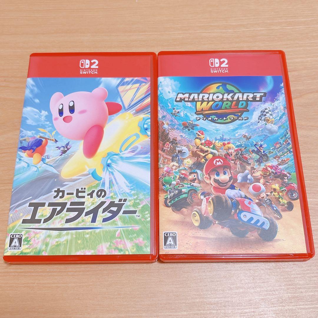 【Switch2】 マリオカート ワールド＋カービィのエアライダー 2本セット