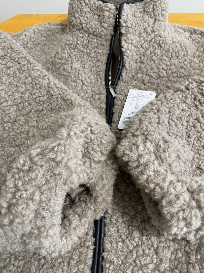 Spick &Span ジップボアブルゾン　サイズ36