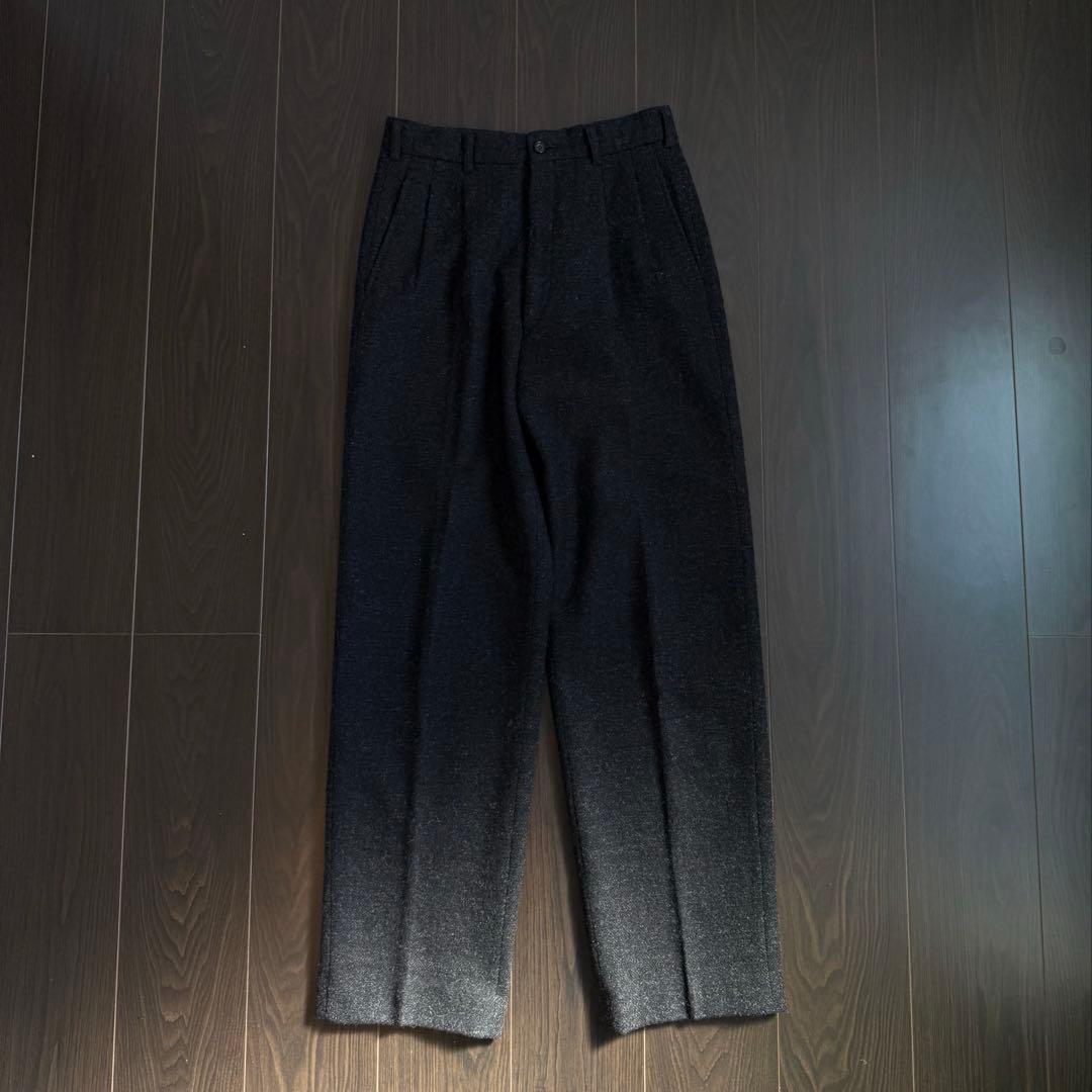 80s コムデギャルソン　オム　ドゥ　ウール　ツイード　メルトン　　スラックス