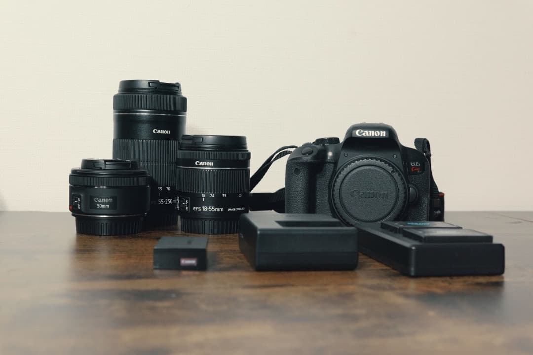 Canon eos kiss x9i レンズ3本セット