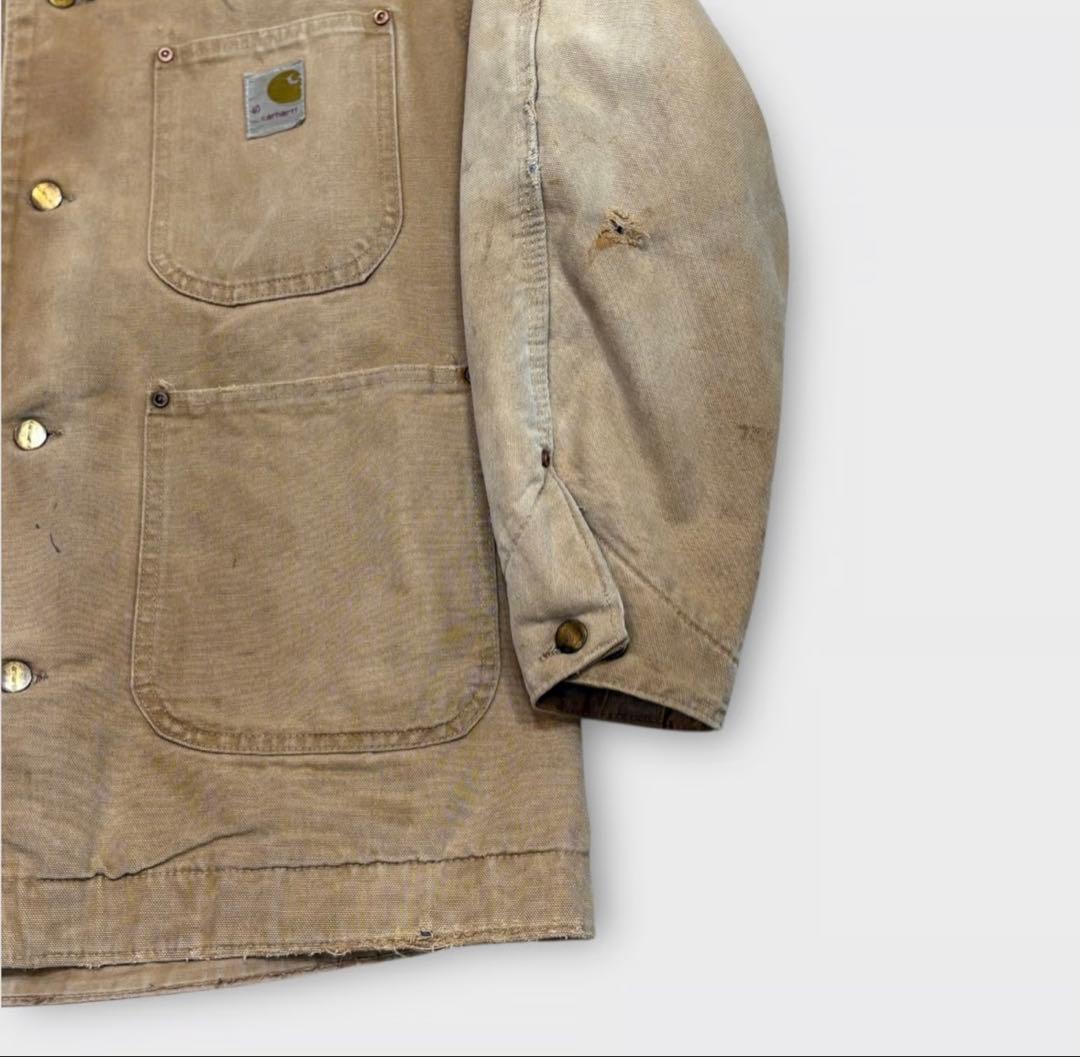 70s Carhartt チョアコート USA製 フェード 40