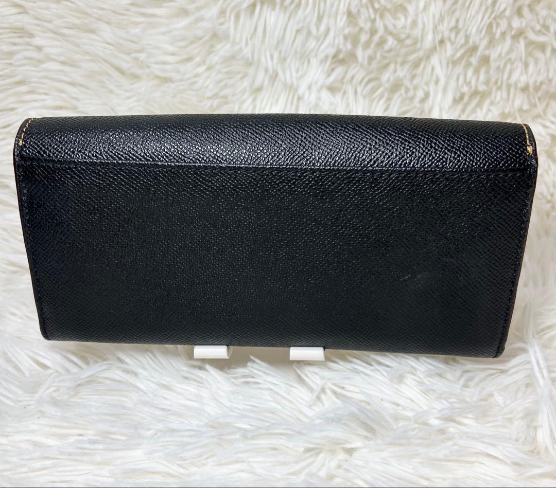 coach アニマルフェイス ファズ ベア 長財布 ブラック