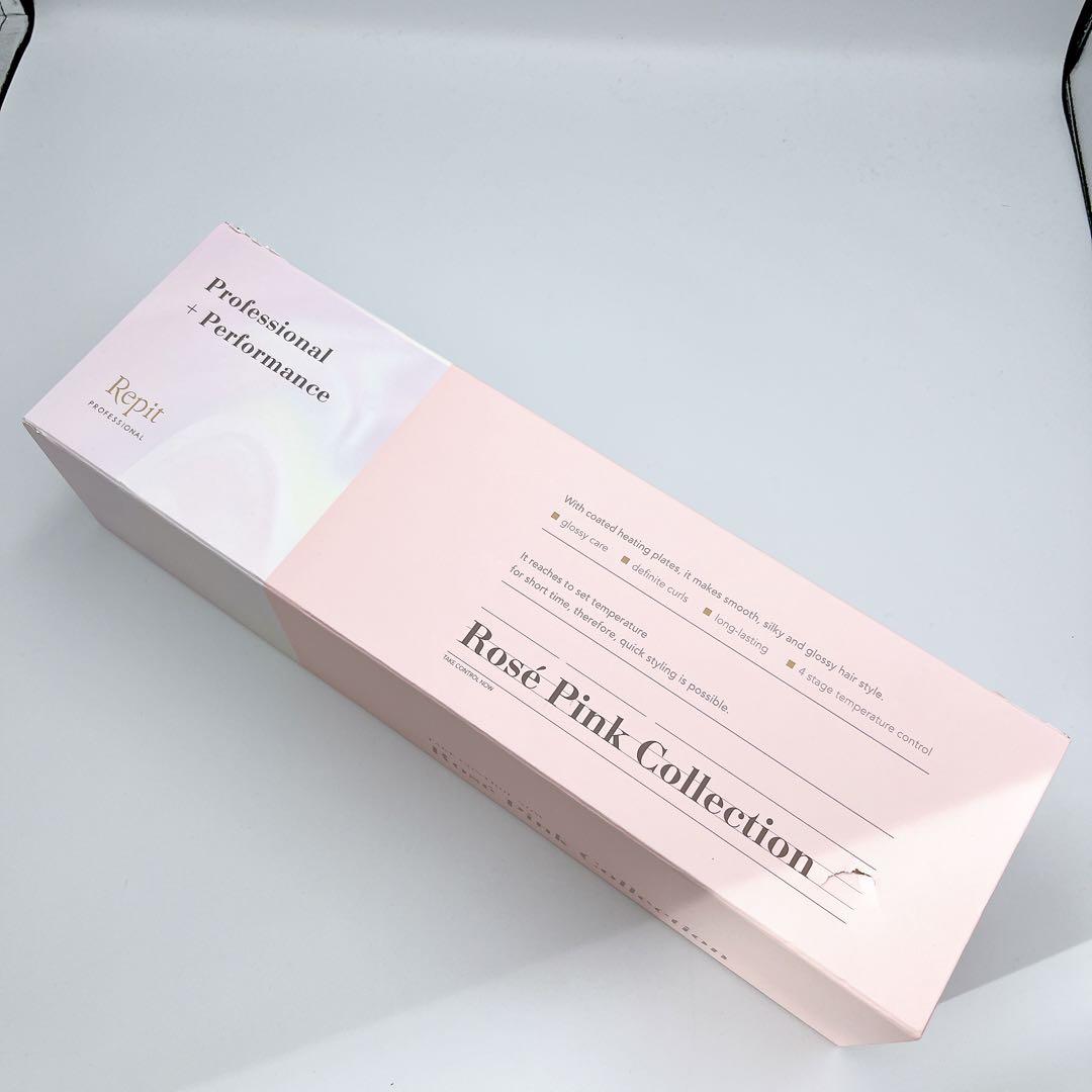 Repit（レピ） スクエアバー 40mm ロゼ　限定カラー　四角いアイロン