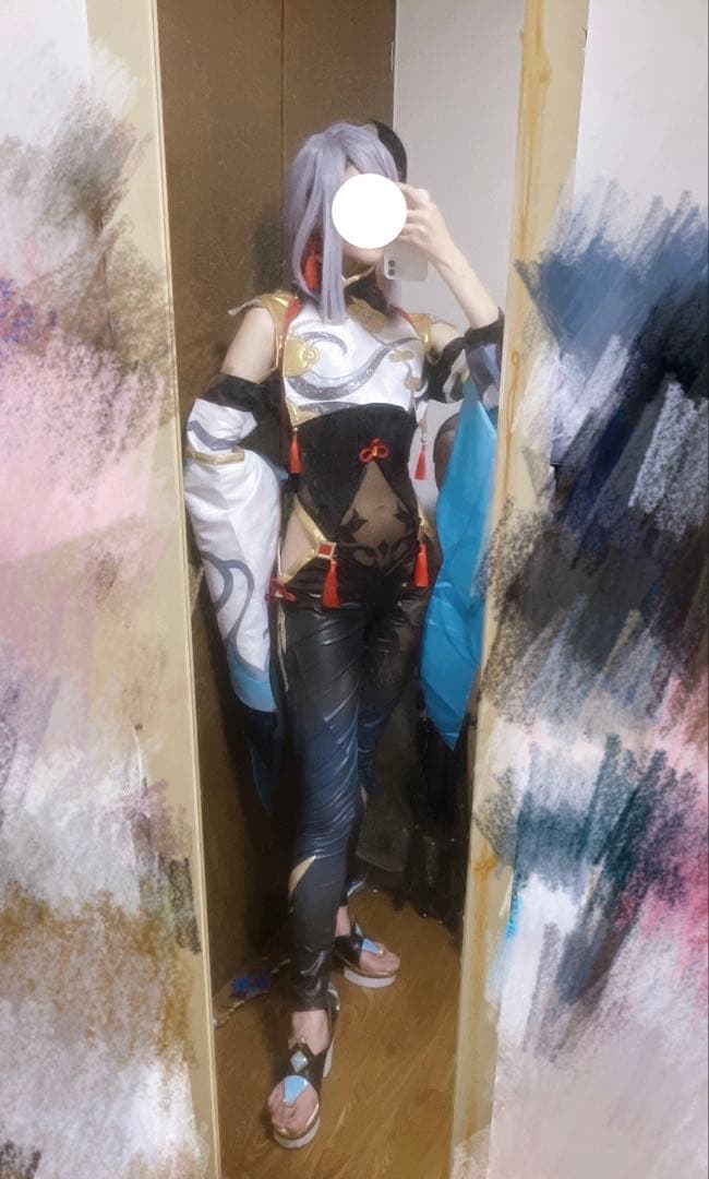 原神 申鶴 コスプレ衣装＋靴