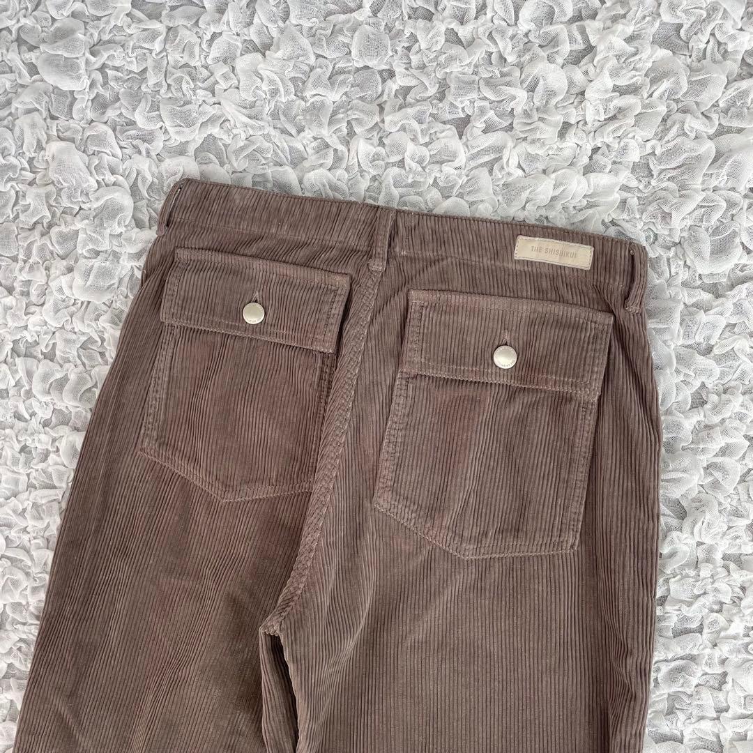 シシクイ　コーデュロイベーカー　ブラウン　36 美品
