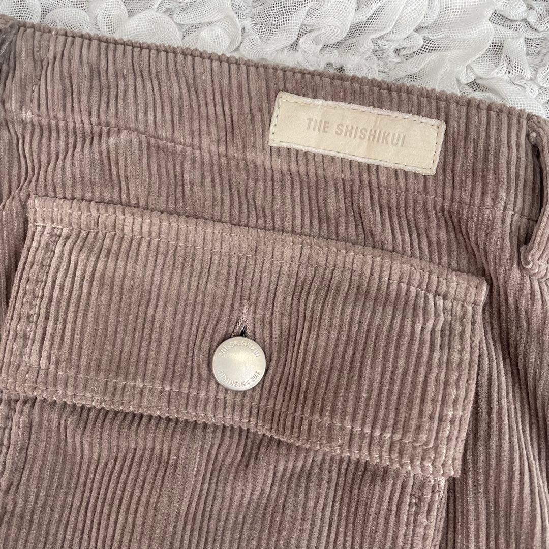 シシクイ　コーデュロイベーカー　ブラウン　36 美品