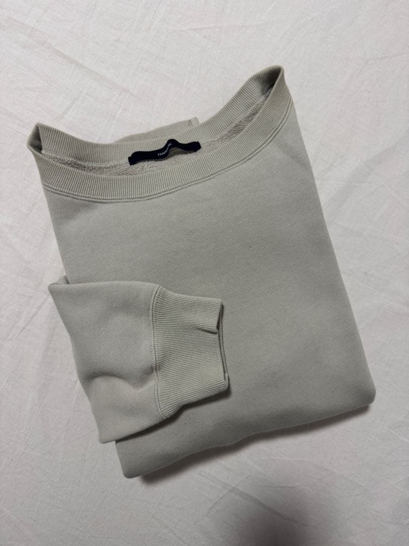 新品 FRAMeWORK ボートネックワイドスウェット