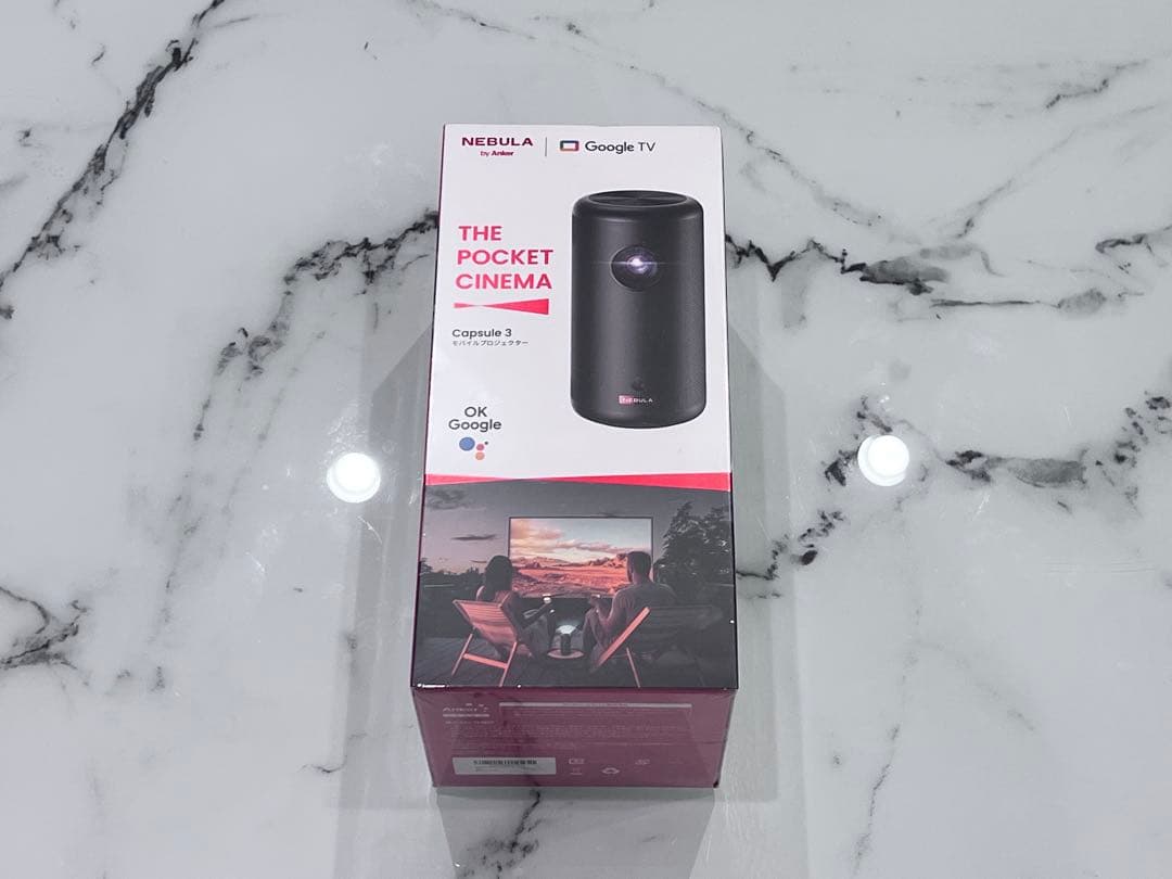 【新品未開封】Anker Nebula Capsule 3 OK Google