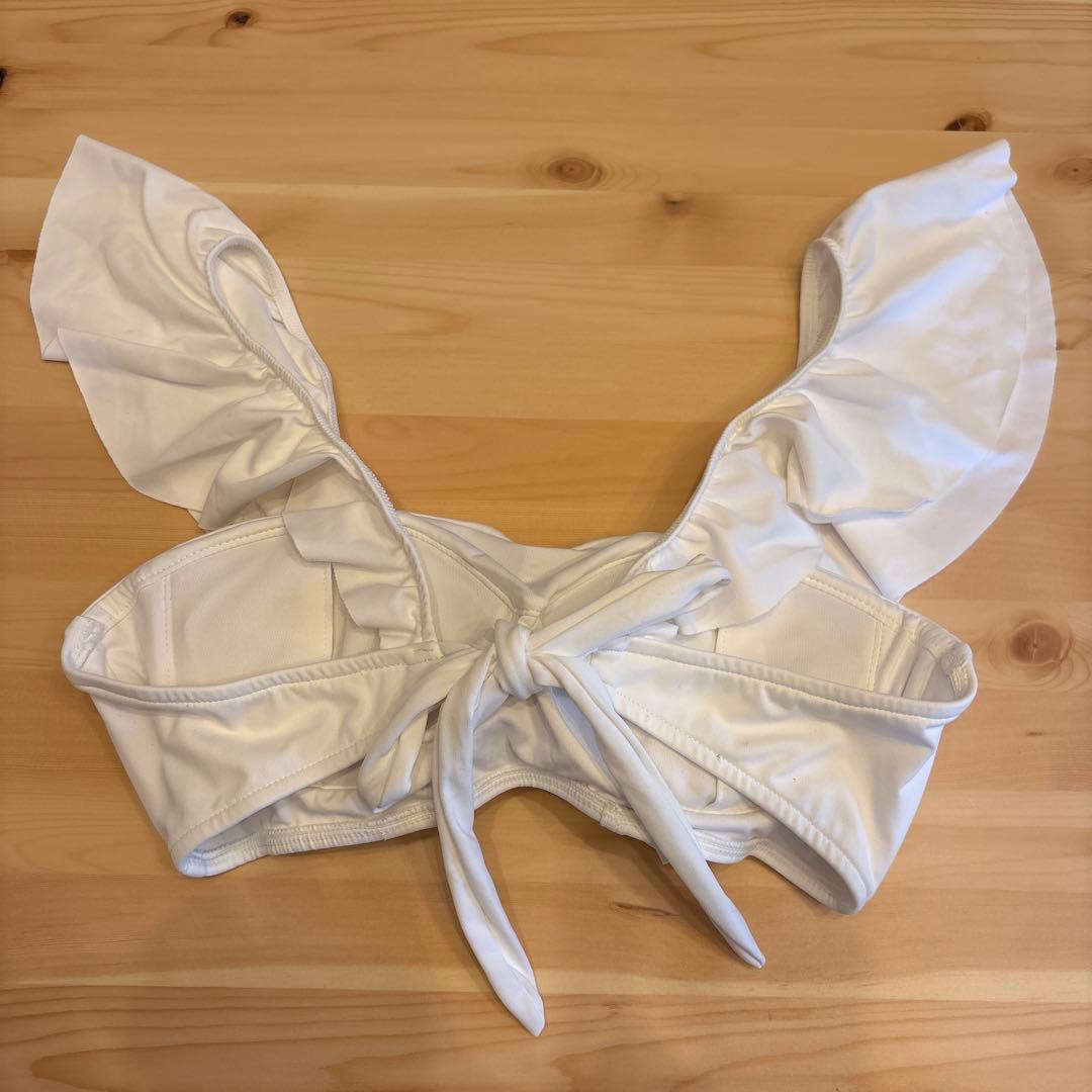 美品　ALEXIA STAM セパレート水着　上下セット　フリル　ホワイト