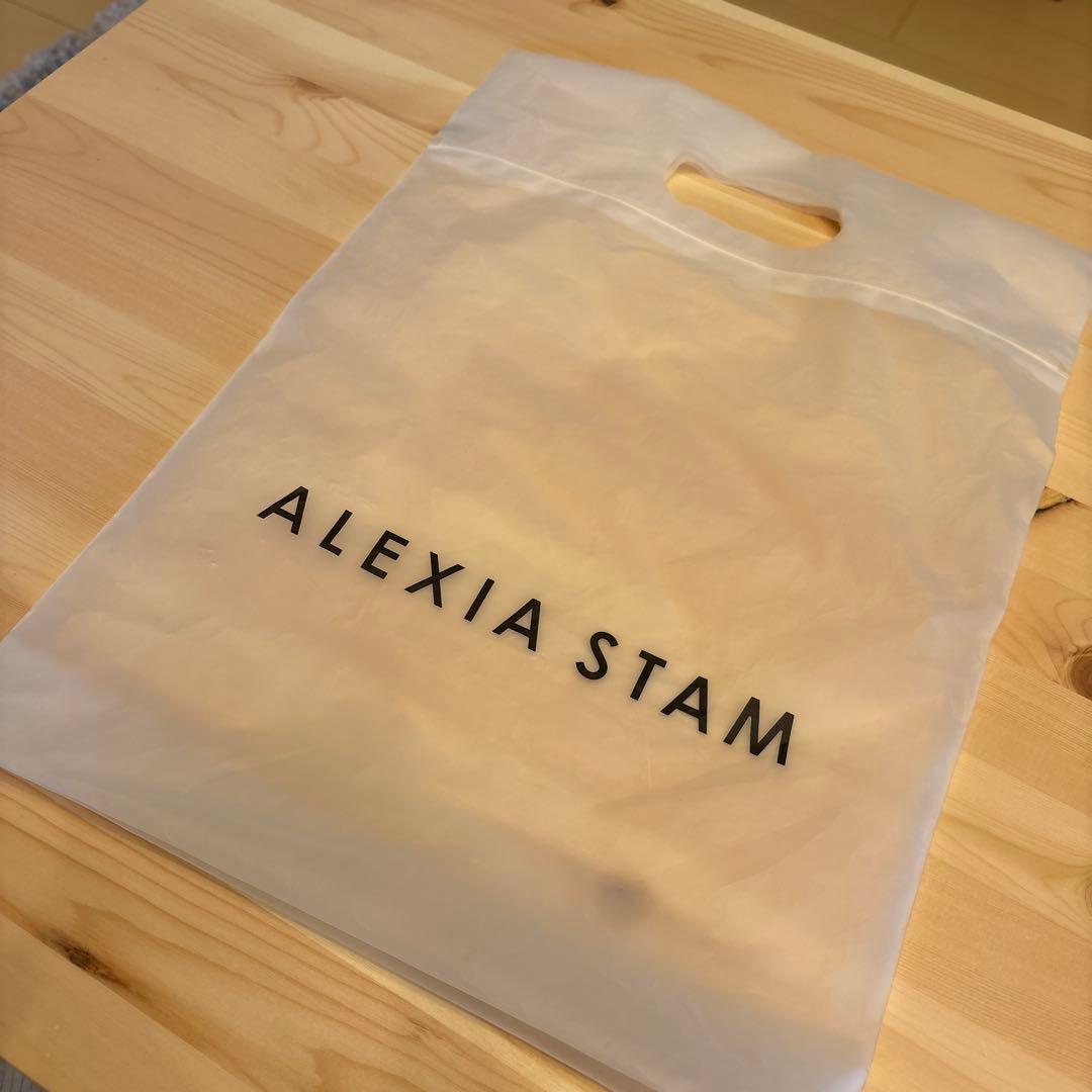 美品　ALEXIA STAM セパレート水着　上下セット　フリル　ホワイト