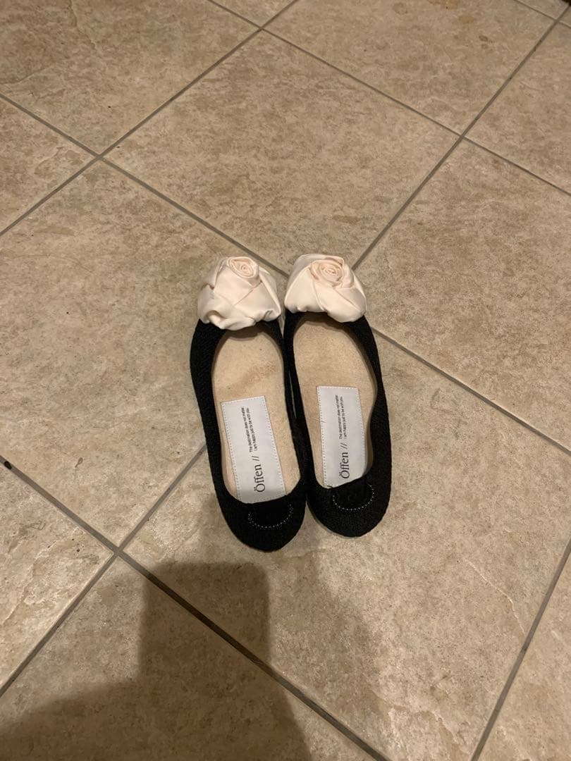 【美品】bibiy × offen フラットシューズ