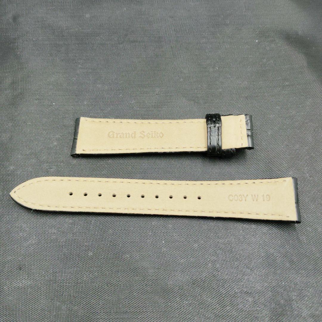 グランドセイコー SBGW301 純正クロコダイルベルト 新品未使用