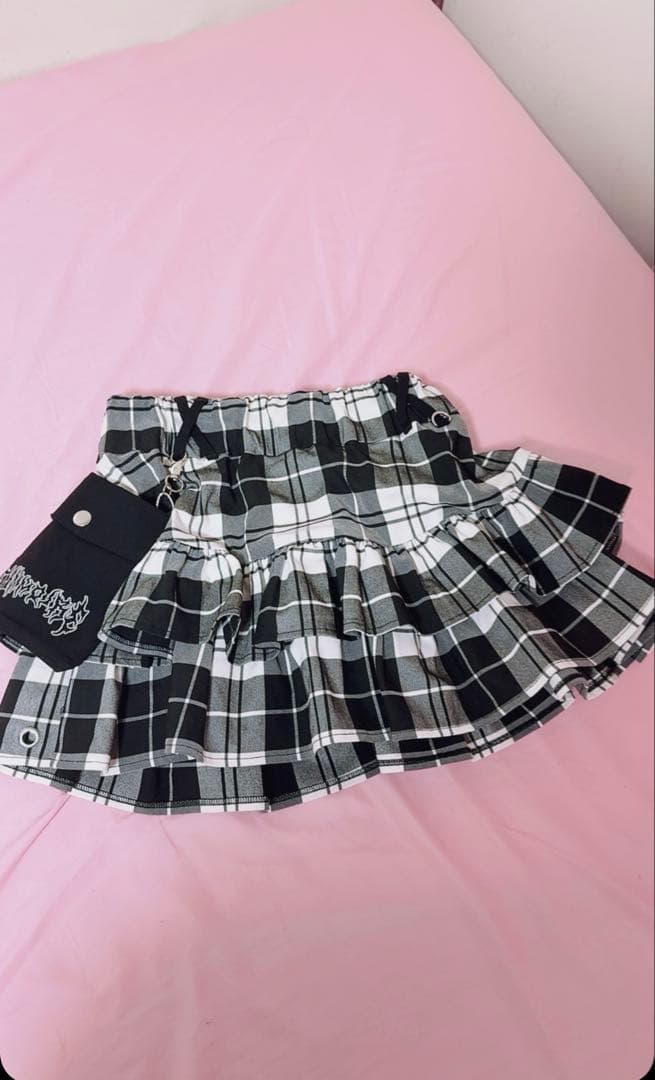 DimMoire PUNK フリル ミニスカート チェック