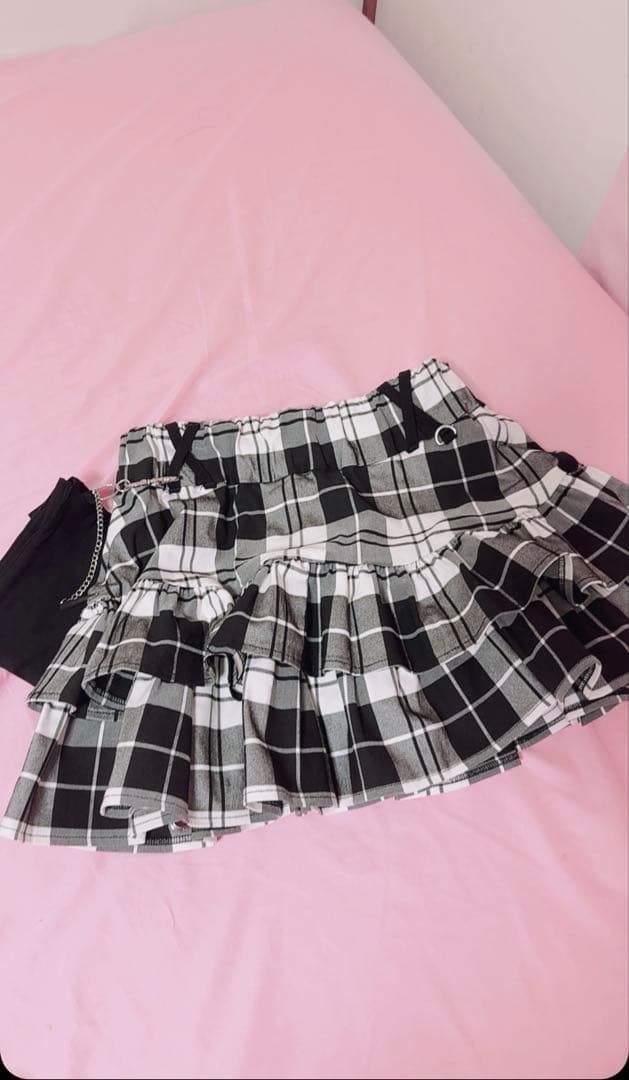 DimMoire PUNK フリル ミニスカート チェック