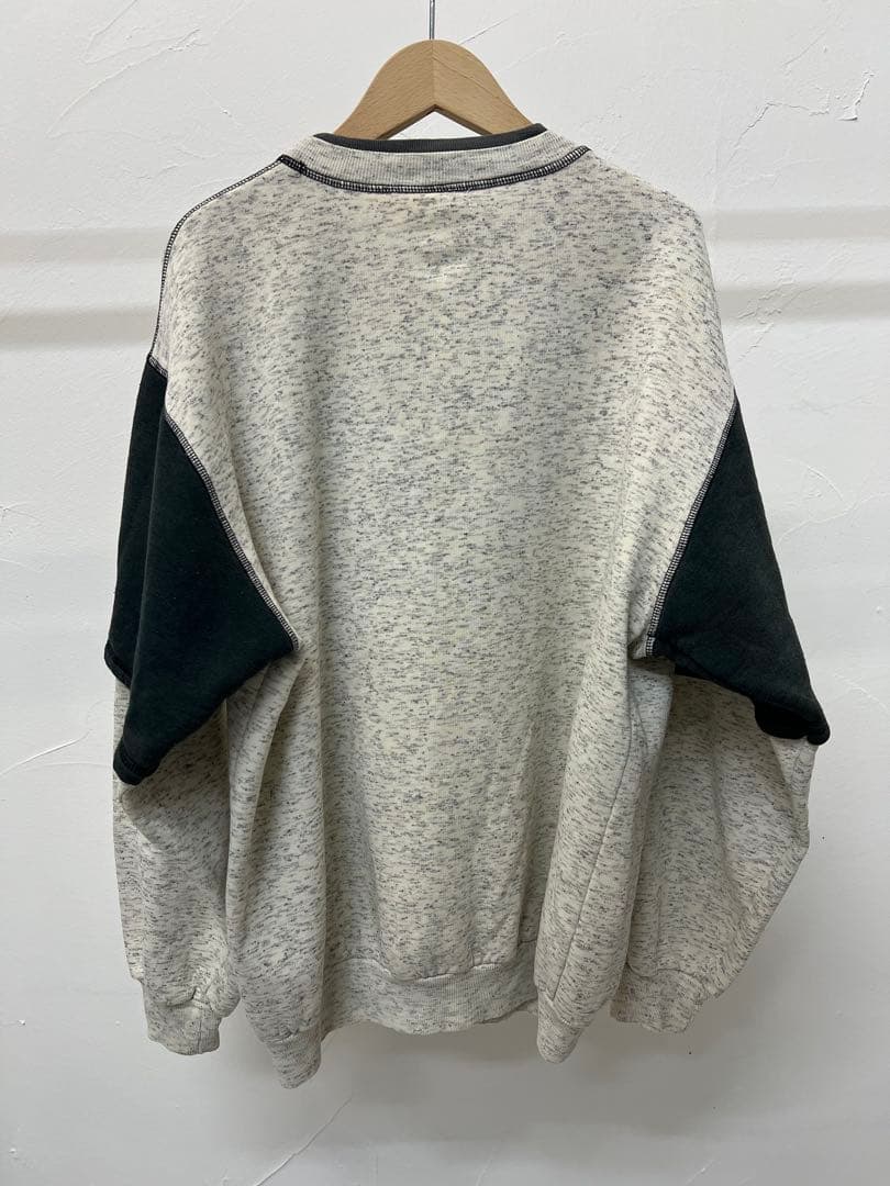 90s SPX ロゴプリント スウェットシャツ グレー/ブラック