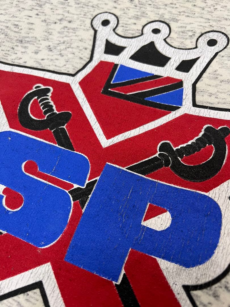 90s SPX ロゴプリント スウェットシャツ グレー/ブラック