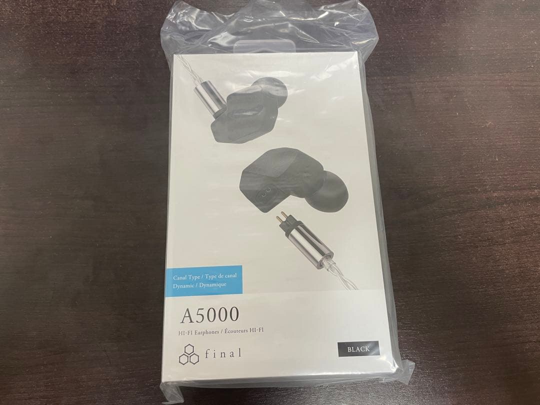 新品未開封 final A5000 有線イヤホン 保証残11ヶ月