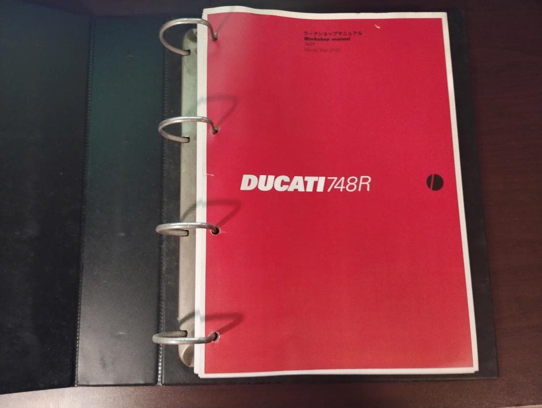 DUCATI Workshop manual 748R '01 　マニュアル　①