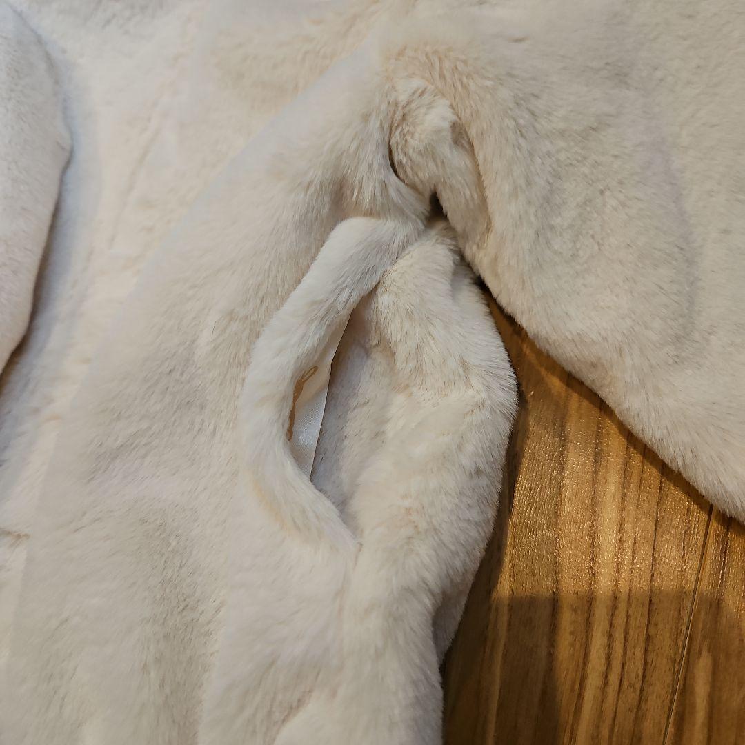 mezzo piano クマ耳付き　フェイクファー　ジャケット 120cm　新品