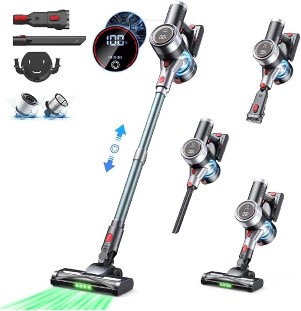 掃除機 コードレス コードレス掃除機 サイクロン式 液晶ディスプレイ 2WAY