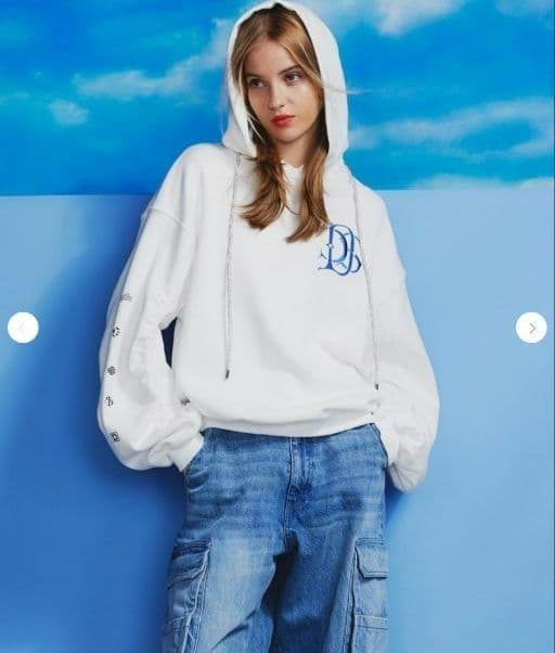 りるは★ダブルスタンダードクロージング ラメスピンドルパーカー F '24