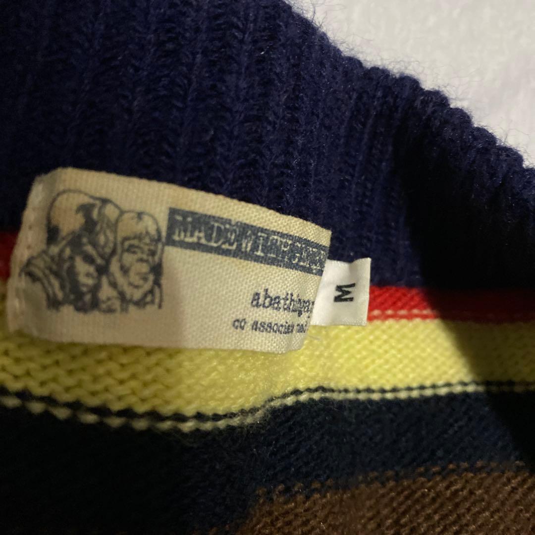 A BATHING APE カラフルニット セーター アベイジングエイプ