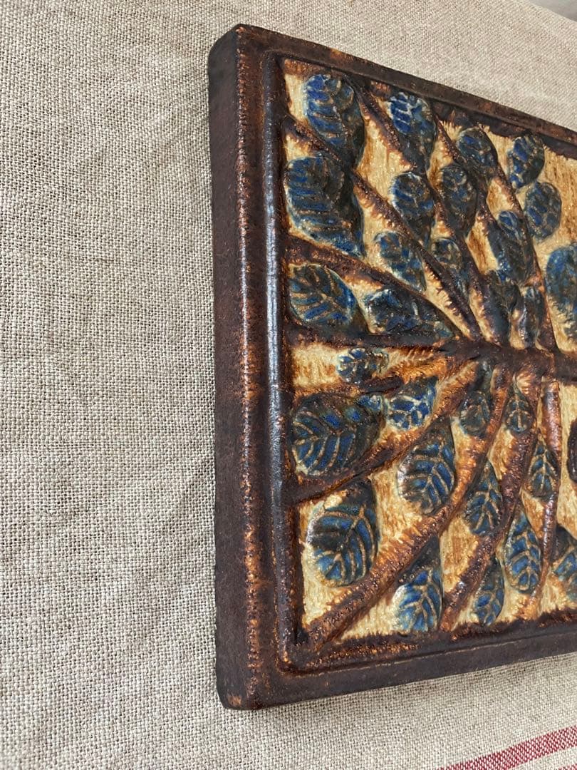 デンマーク　陶器　ウォールデコレーション陶版